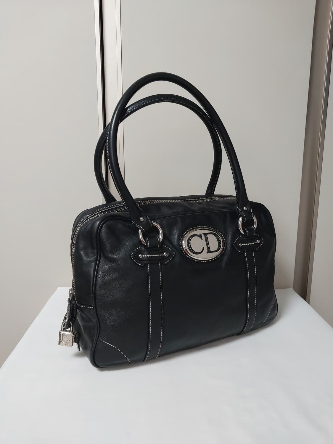 크리스찬 디올 은장 CD로고 숄더백 상품이미지2