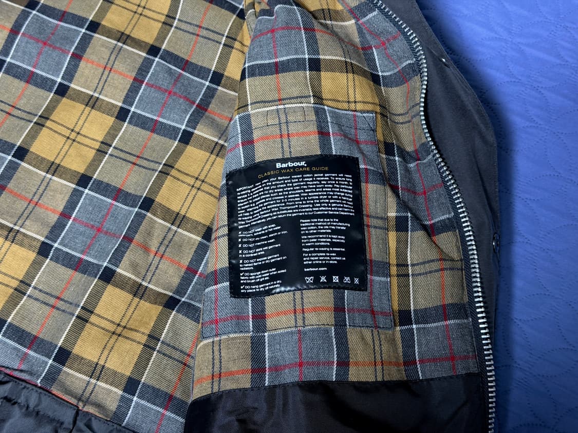 바버 오버사이즈 비데일(바버 재팬 국내수입판) 그레이색상 38사이즈 상품이미지4