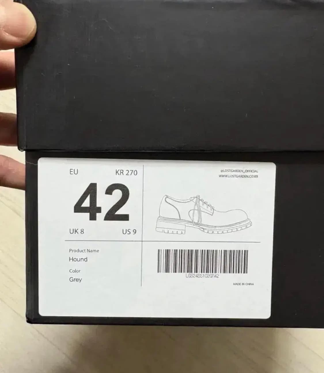 로스트가든 하운드 그레이 42사이즈 상품이미지4