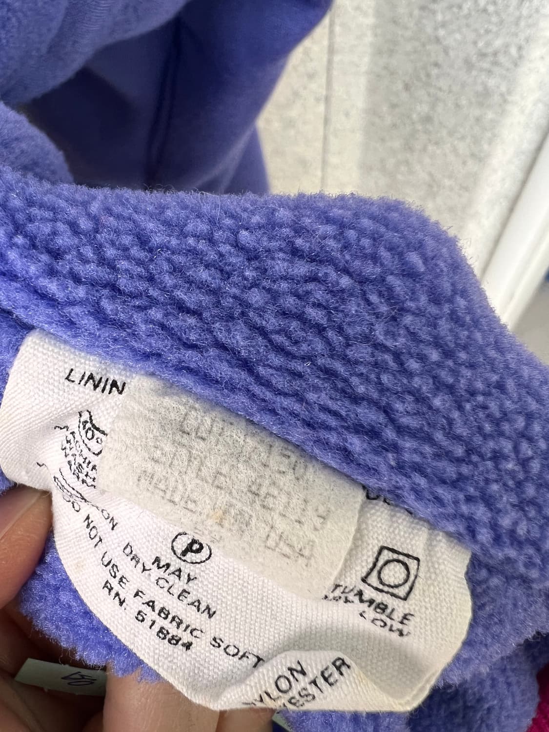 80's 파타고니아 신칠라 쉘드 봄버 자켓 핑크/퍼플 12size 상품이미지6