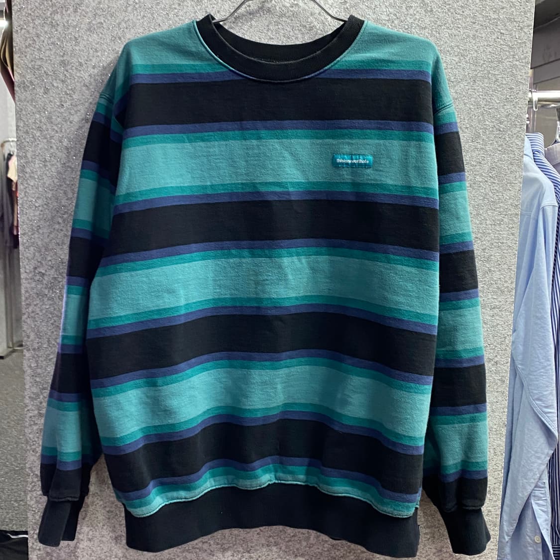 디스이즈네버댓 컬러블록 배색 스웻 B3722 상품이미지2