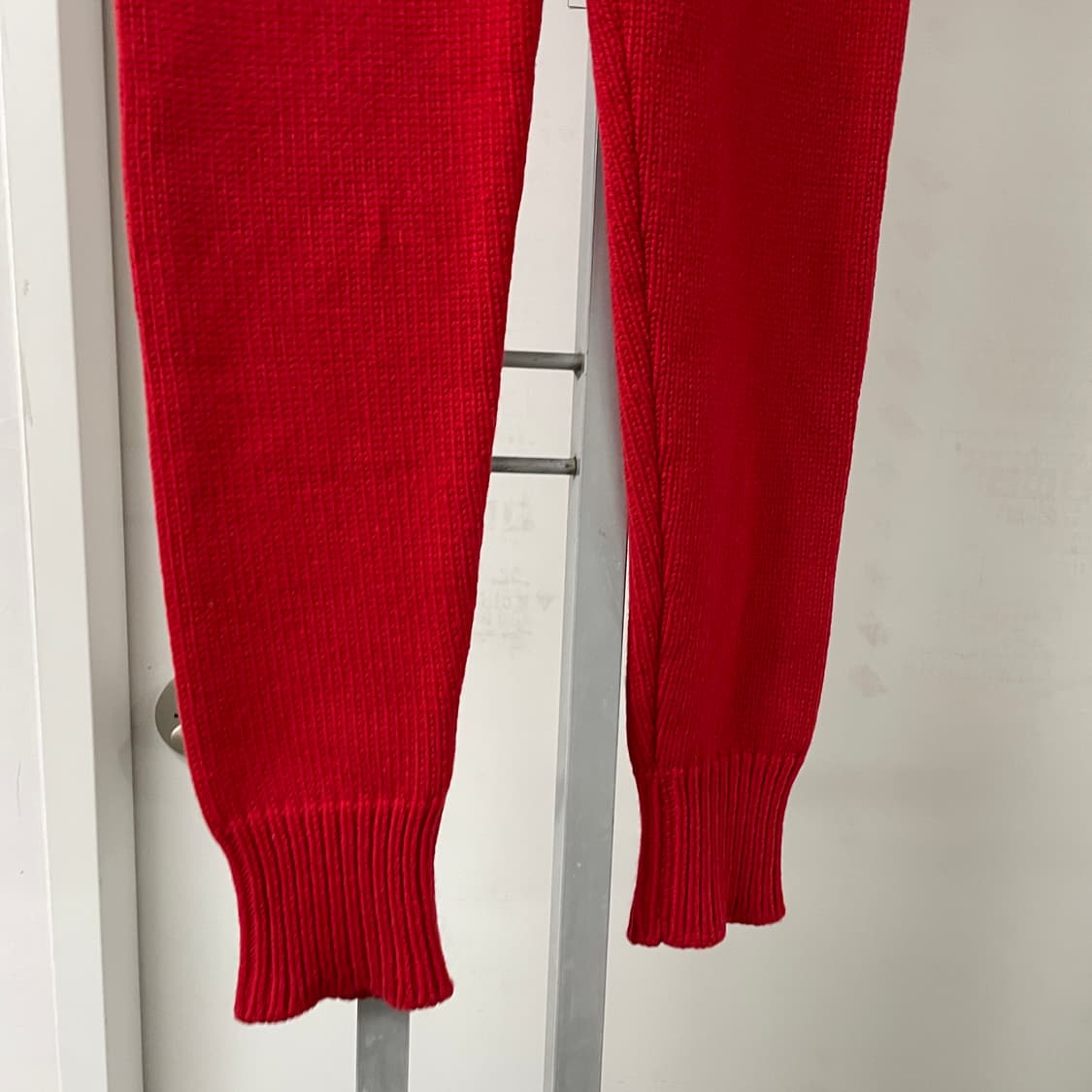 몽클레어 니트 팬츠 레드 M(W) 상품이미지3
