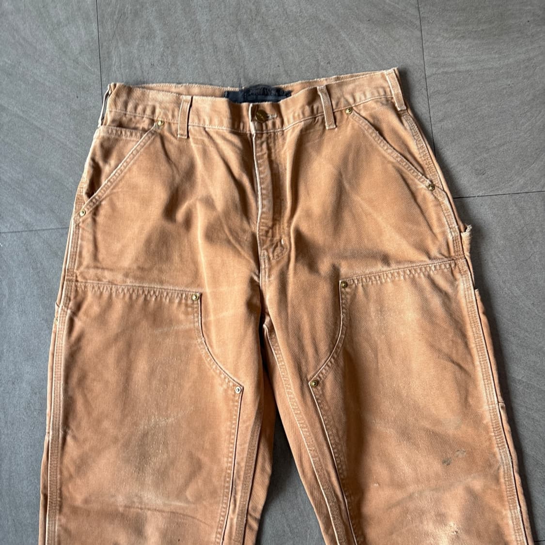칼하트 정품 브라운 더블니 팬츠 바지 카펜터 상품이미지2