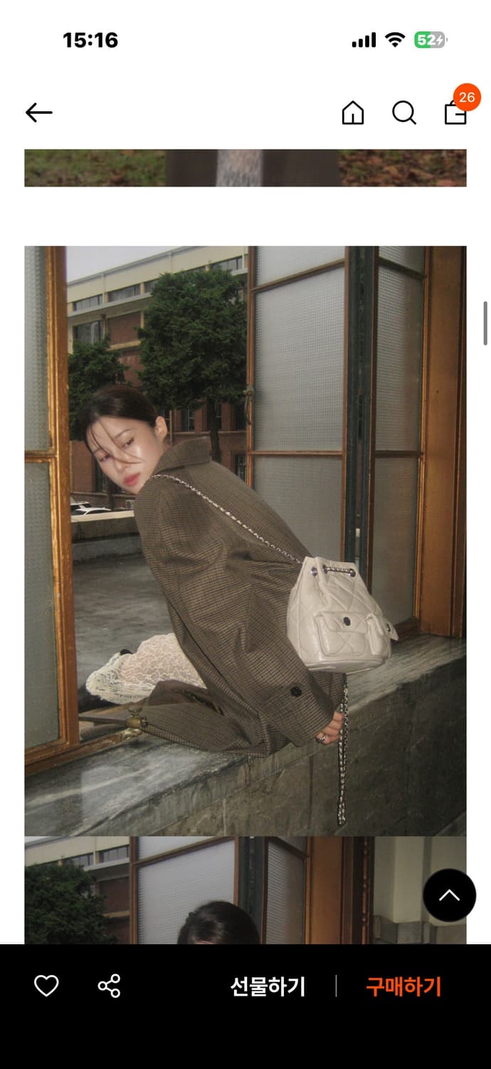 파퓸드로브 삭까멜 백팩 에쉬베이지 상품이미지1