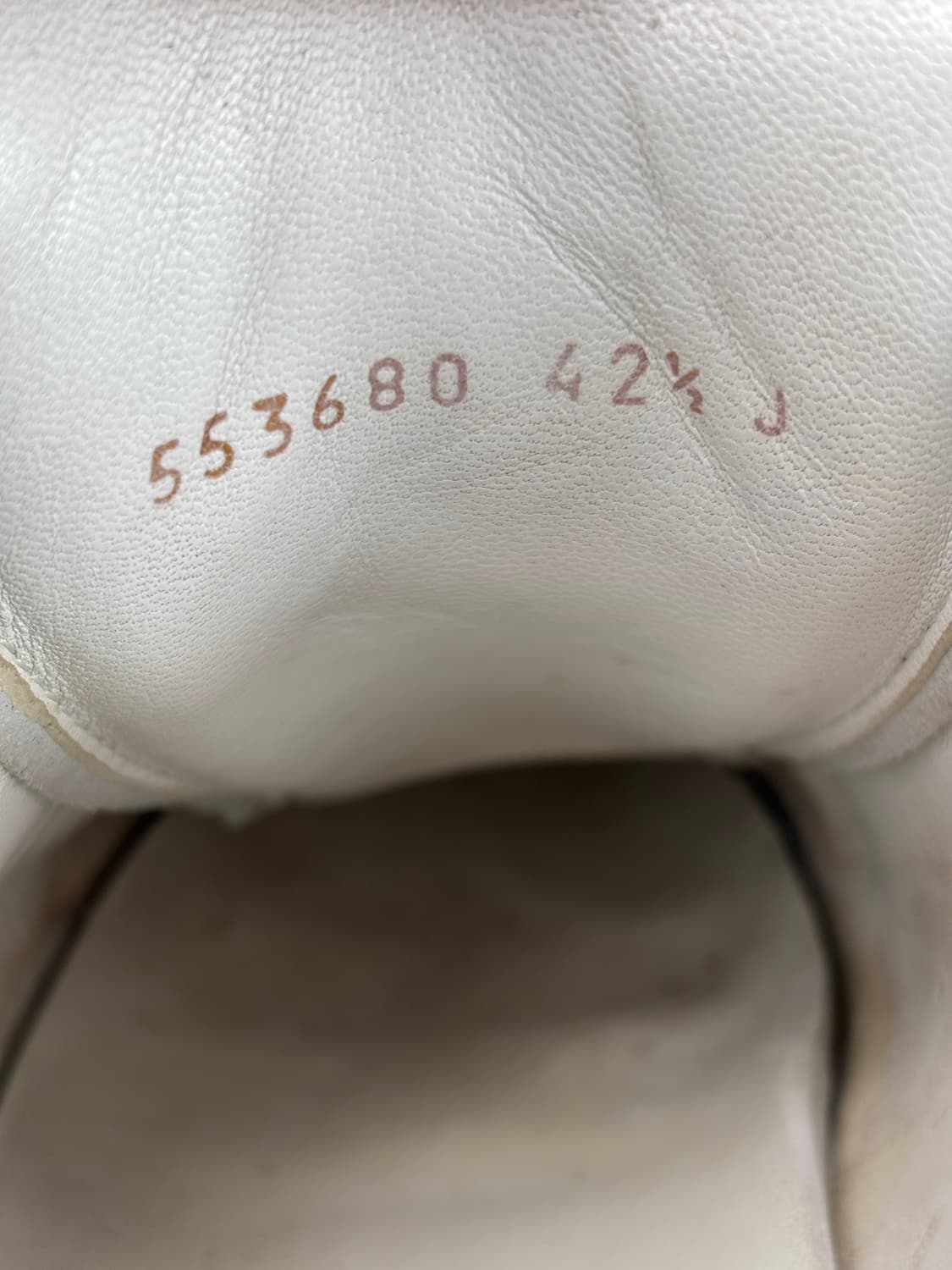 (정품)42.5알렉산더 맥퀸 오버솔 스니커즈 화이트블랙 상품이미지6