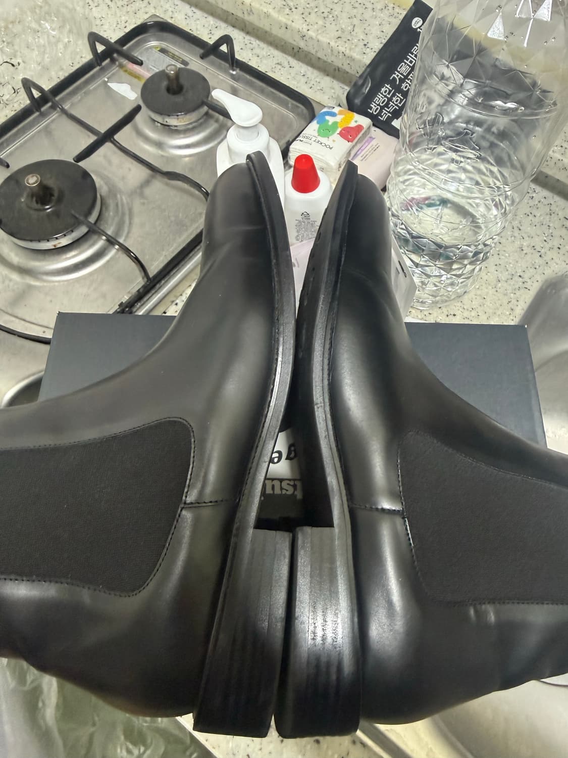 로맨틱무브 뉴탐페레 첼시 부츠 R17M077 (블랙) 270판 상품이미지5