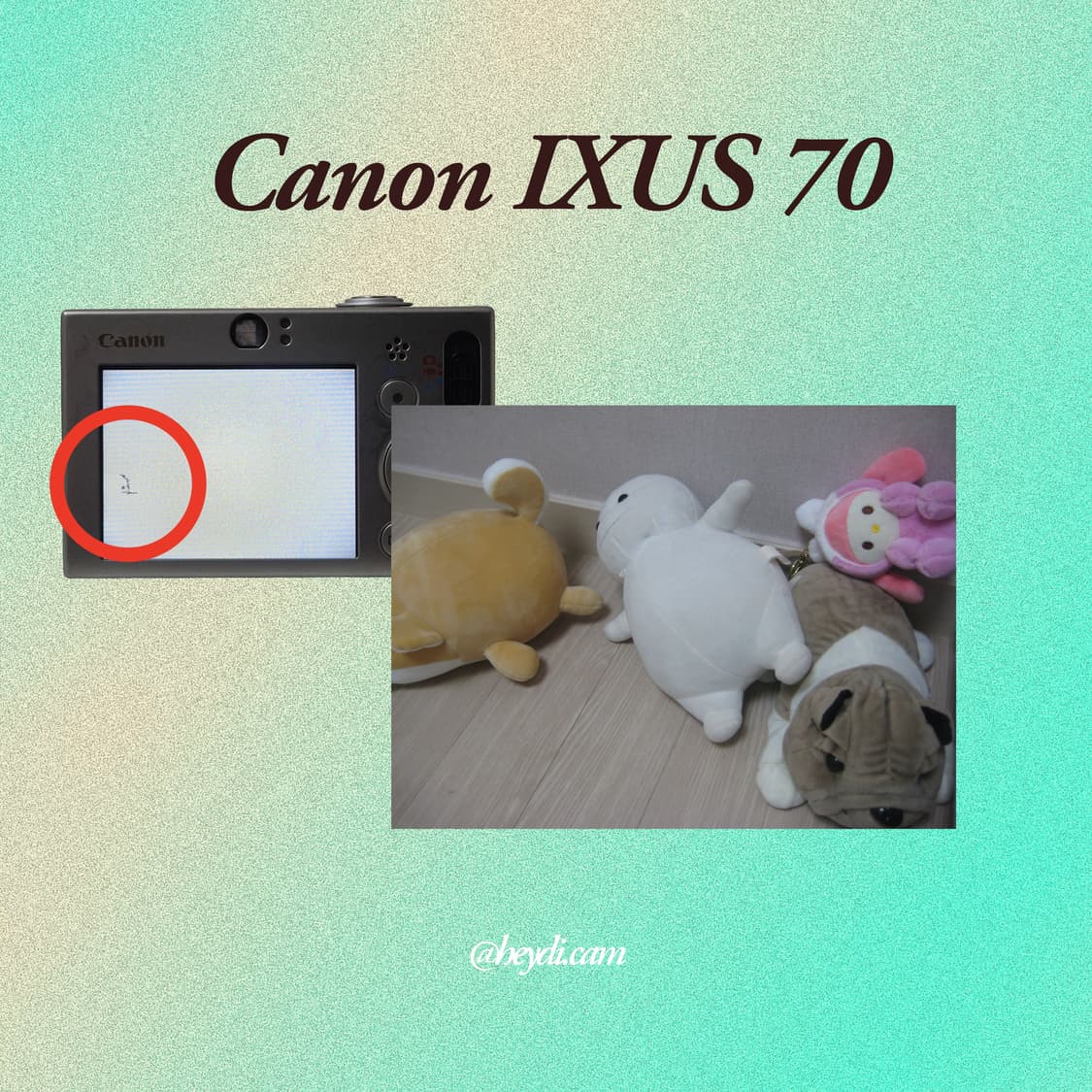 (강민경 아이브 리즈 은채) 캐논 ixus70실버 (SD1000, IXY 상품이미지4