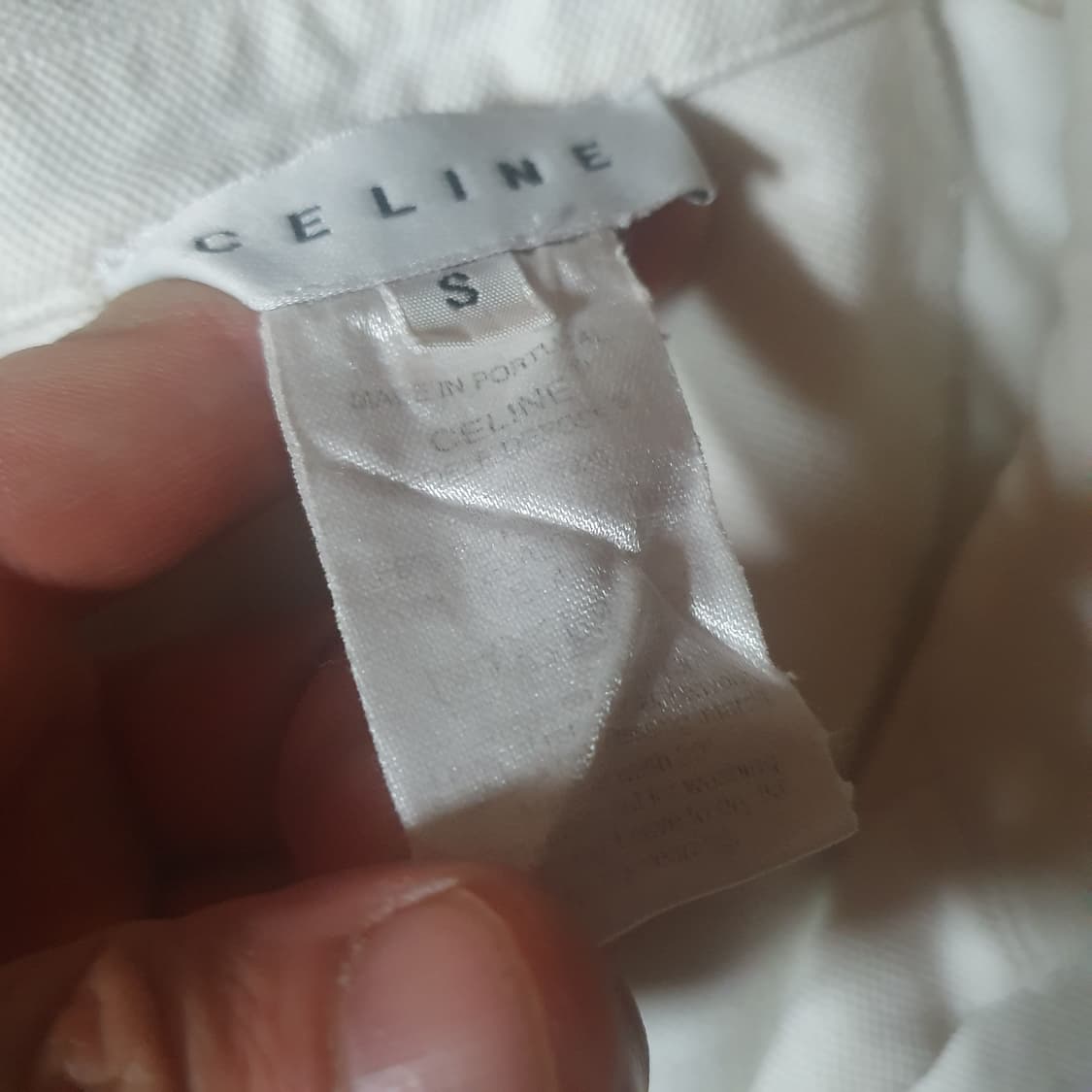 빈티지 셀린느 여성 폴로 반팔 티셔츠 S 상품이미지8