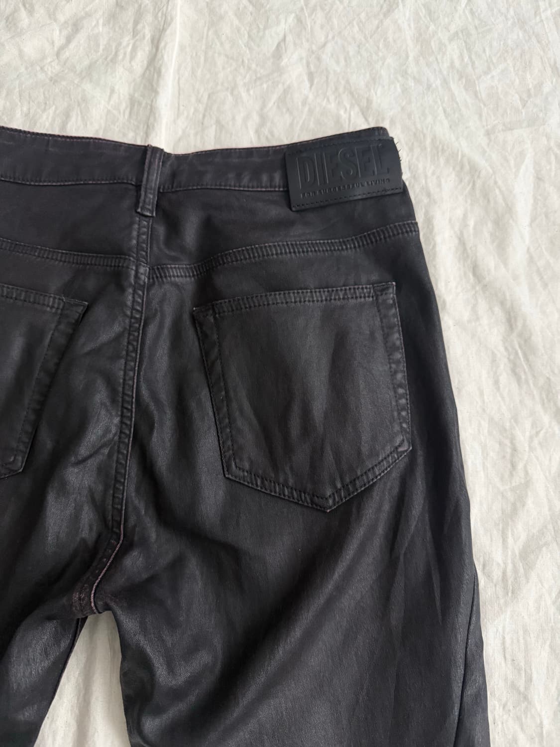 디젤 코팅 블랙진  상품이미지8