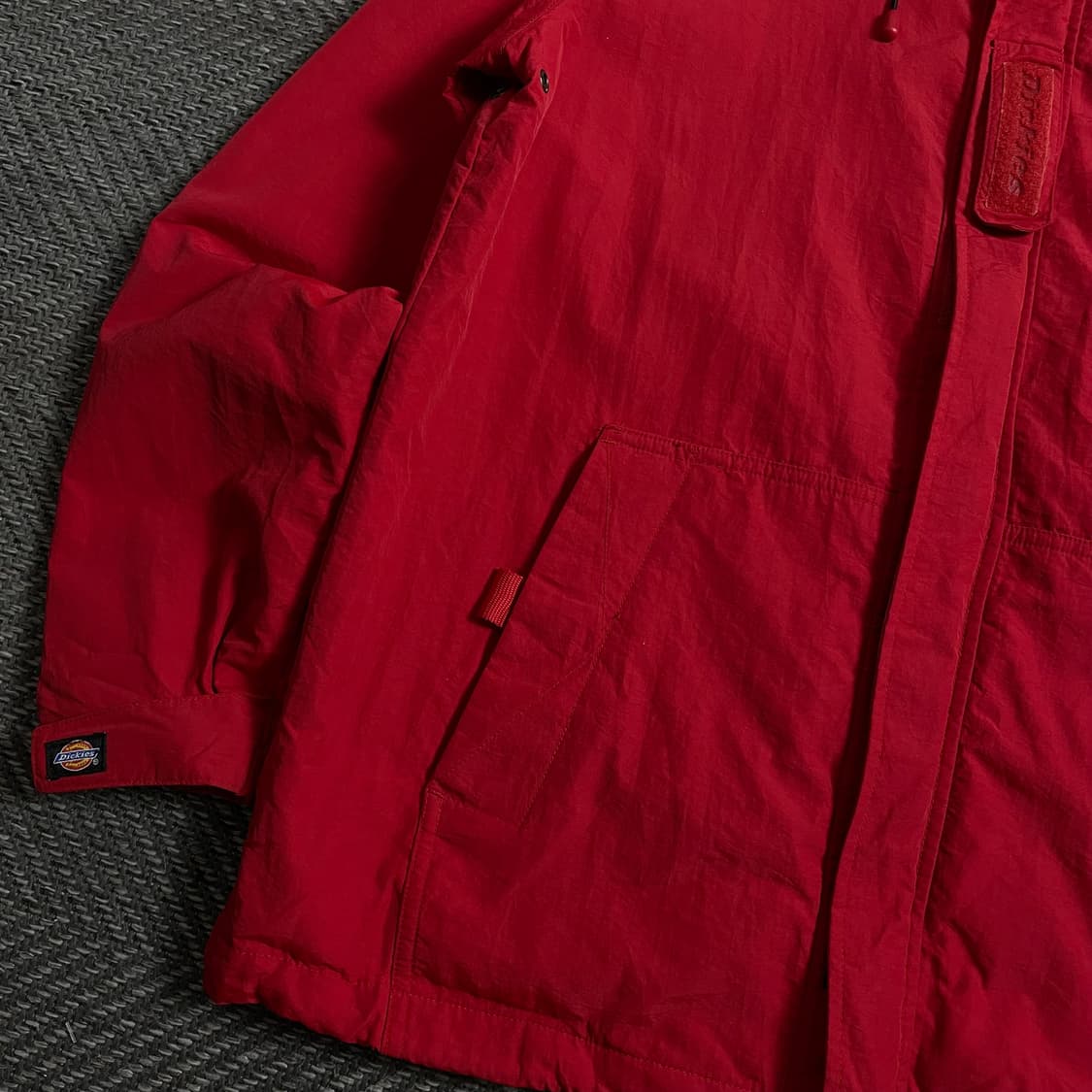 디키즈 USA 올드스쿨 나일론 테크웨어 자켓 레드o 4346 상품이미지3