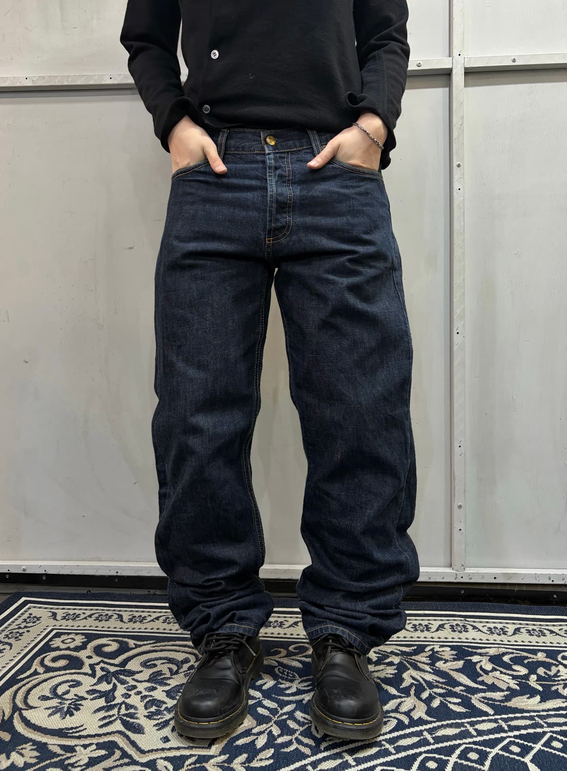 90s CARHARTT indigo denim pants 상품이미지2