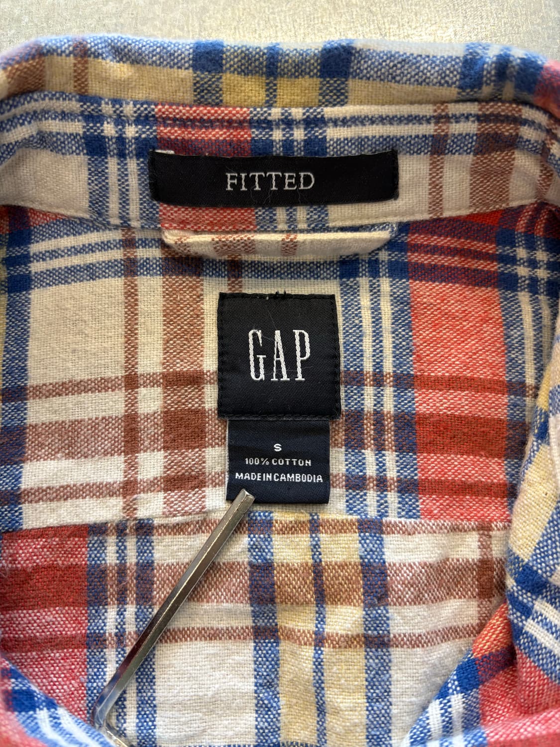 00s 올드 갭 GAP 웨스턴 체크 셔츠 상품이미지4