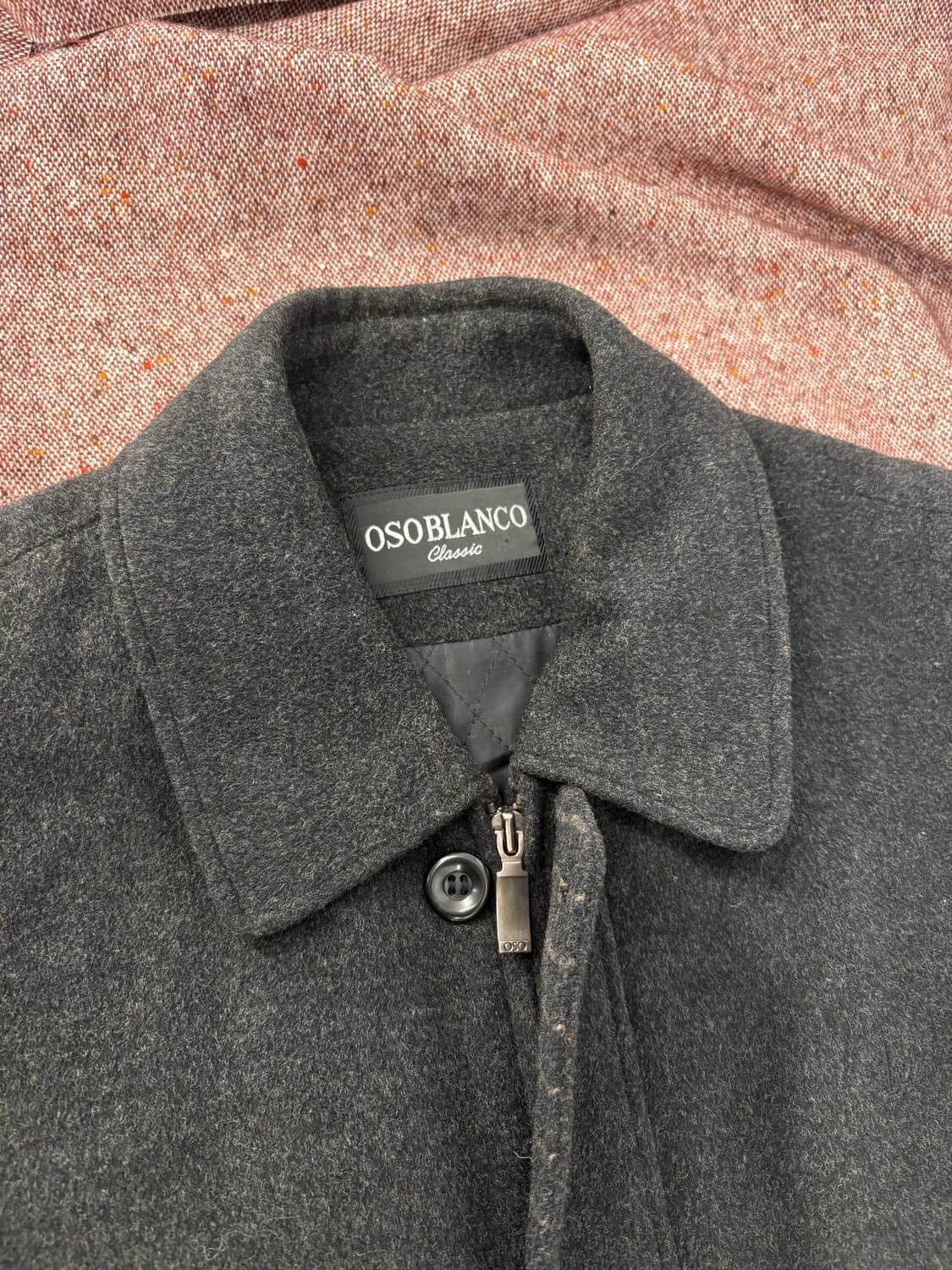 OSOBLANCO 클래식 울 자켓 (Charcoal Gray) a229 상품이미지2