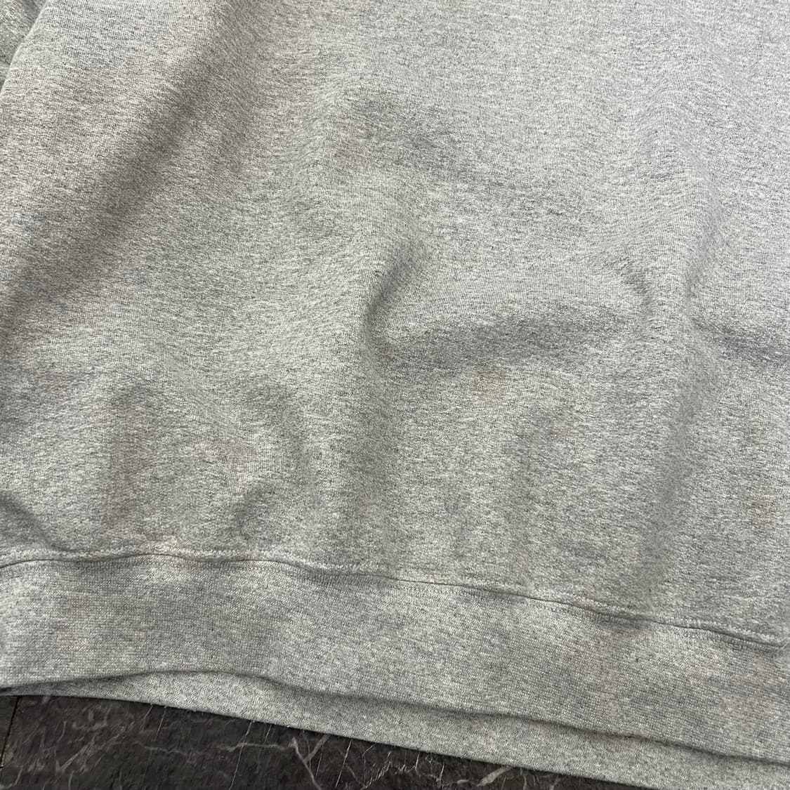 스투시 베이직로고 오버사이즈 스웻 맨투맨 그레이 상품이미지7