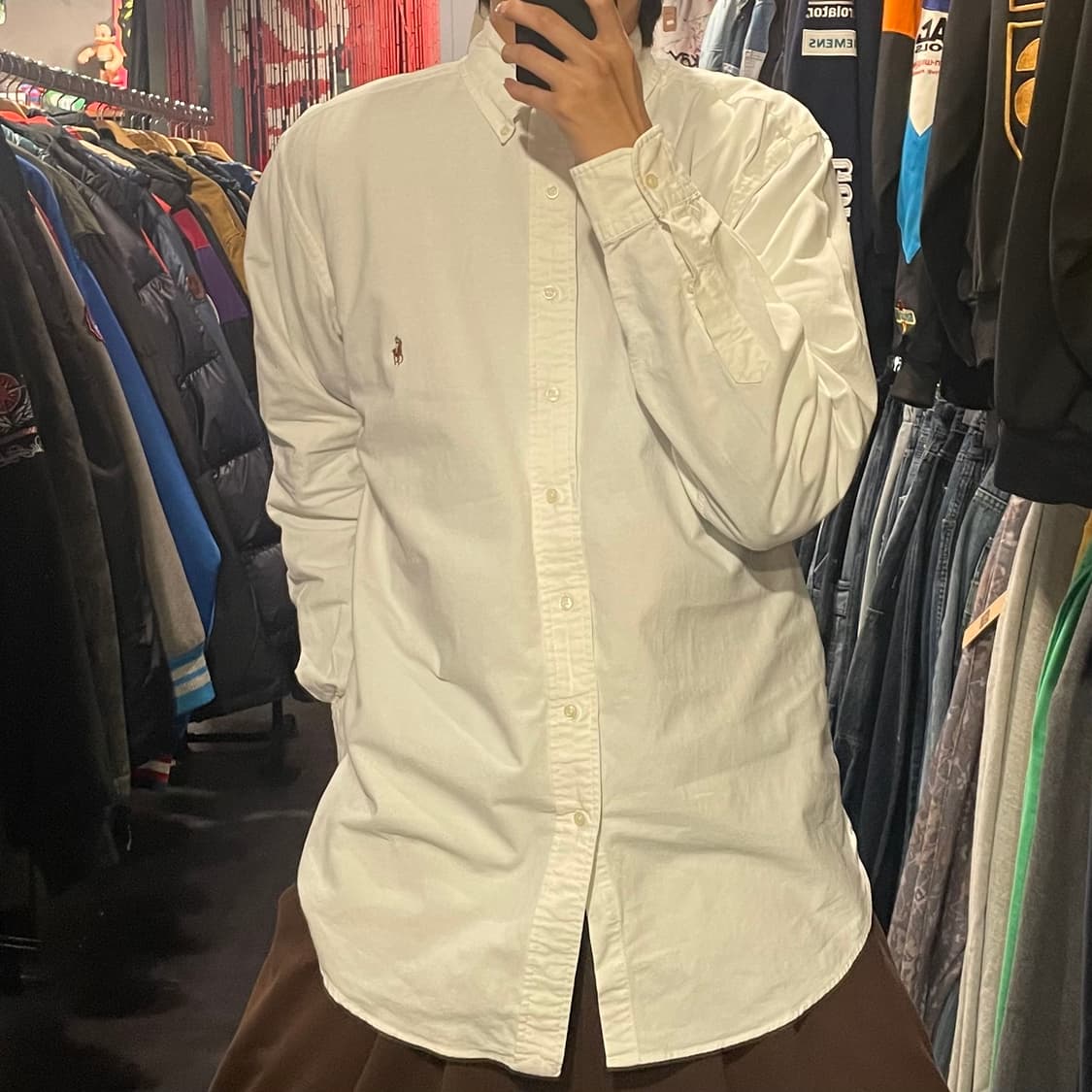 [IM] Polo 폴로랄프로렌 화이트 긴팔셔츠 상품이미지3