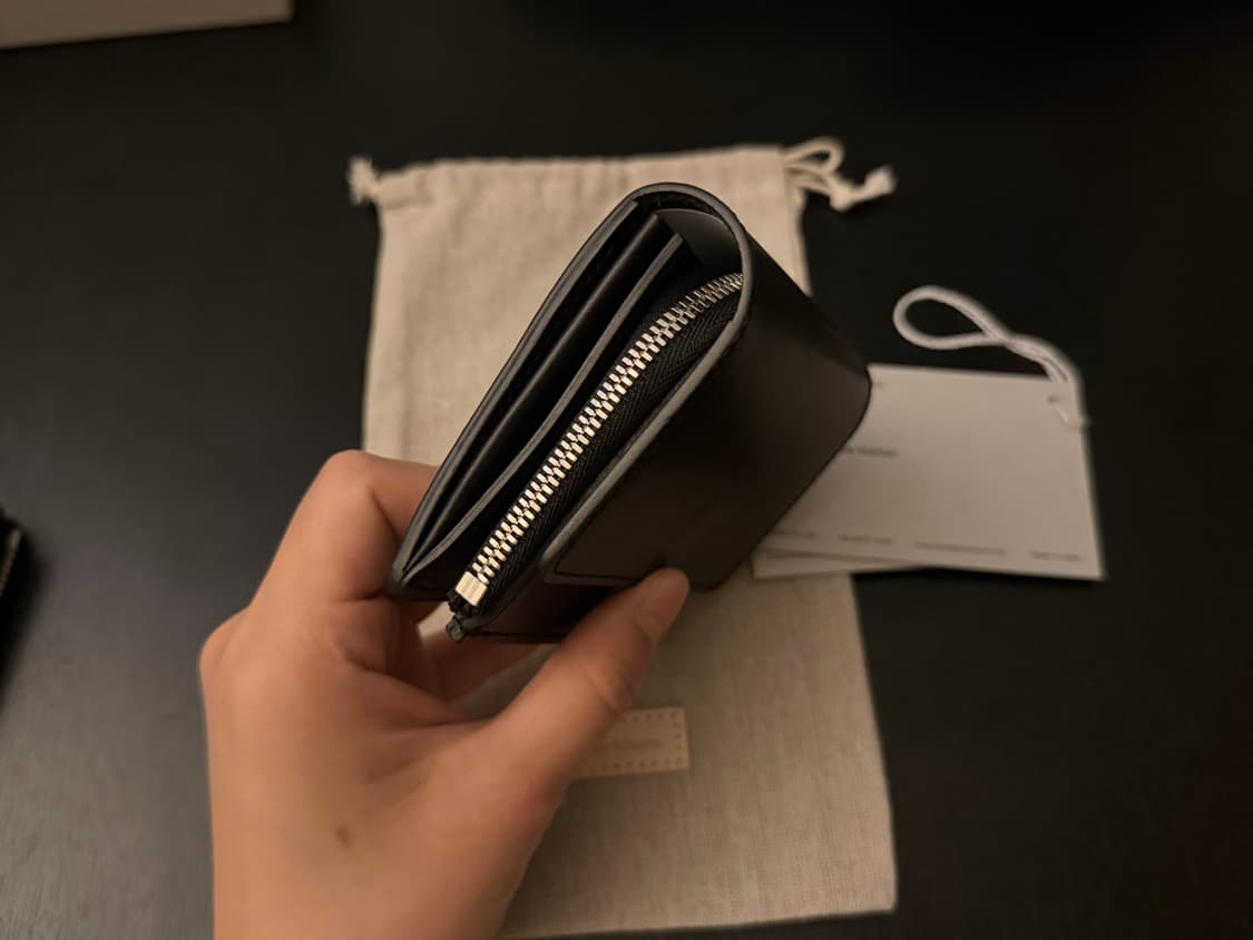 핸더스킴 빌폴드 지갑(billfold)블랙 새상품 상품이미지3