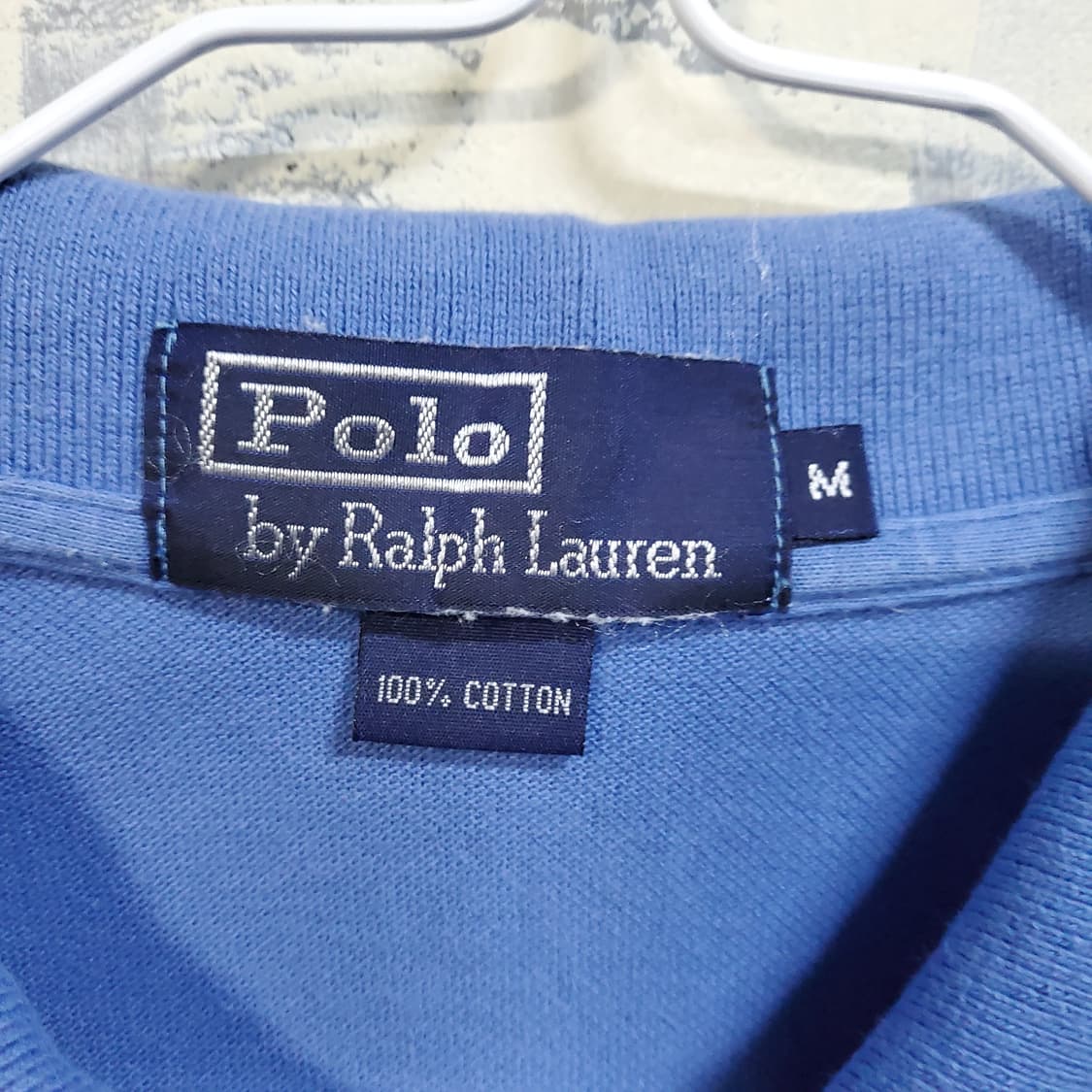 폴로 랄프로렌 블루 카라 반팔티  상품이미지4