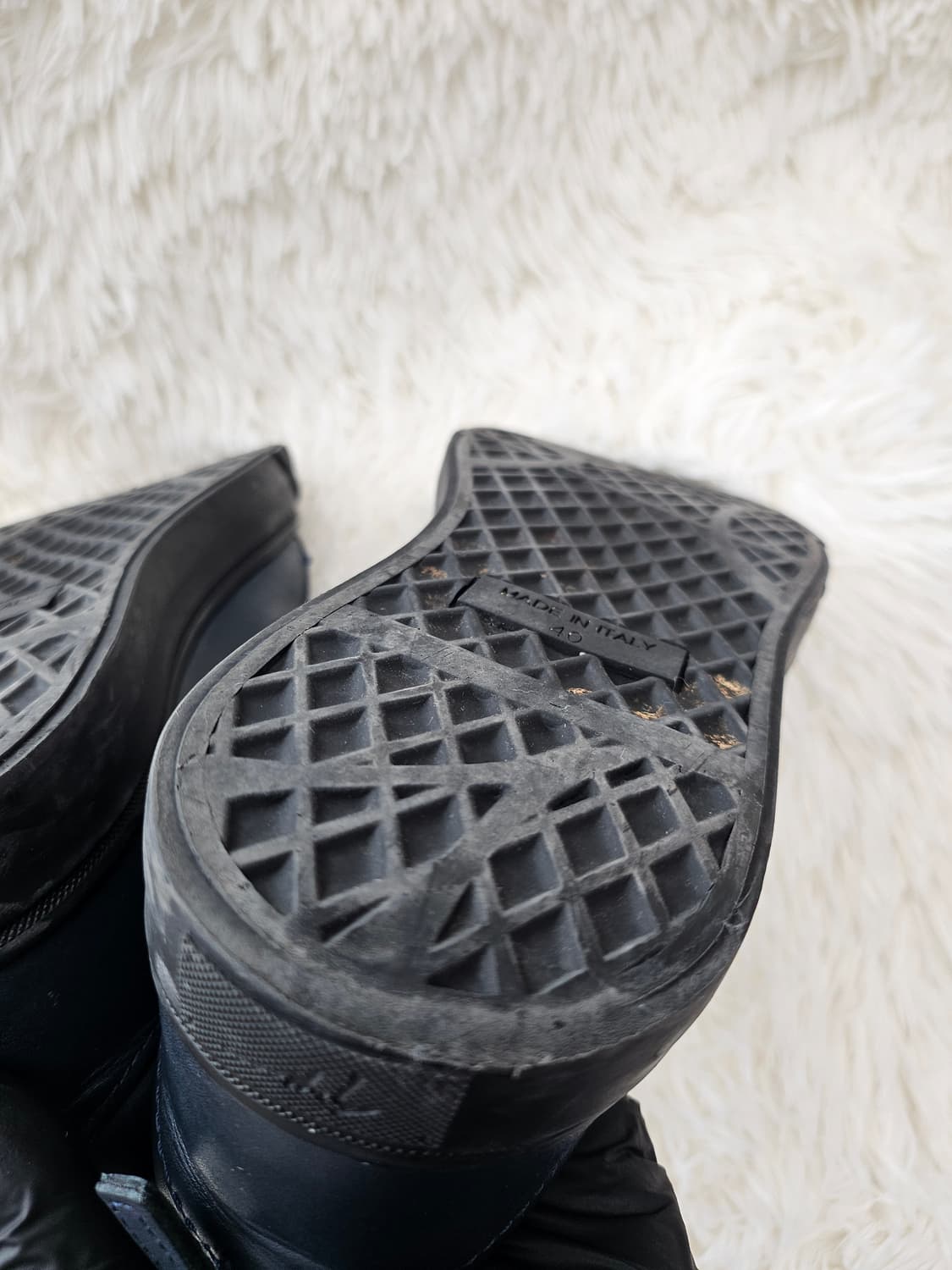 쥬세페 자노티 블랙 레더 스니커즈 255(40) 상품이미지9