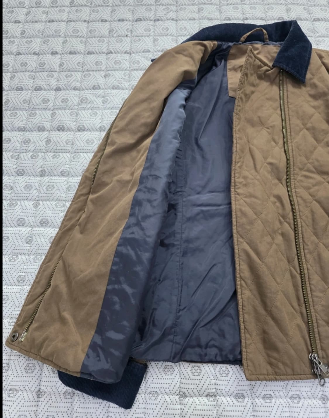 라코스테 퀼팅 자켓 가디건 ~55반 상품이미지1