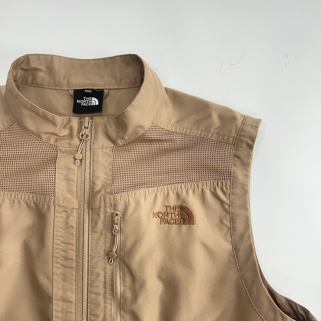 The north face 노스페이스 베이지 피슁 베스트  상품이미지4