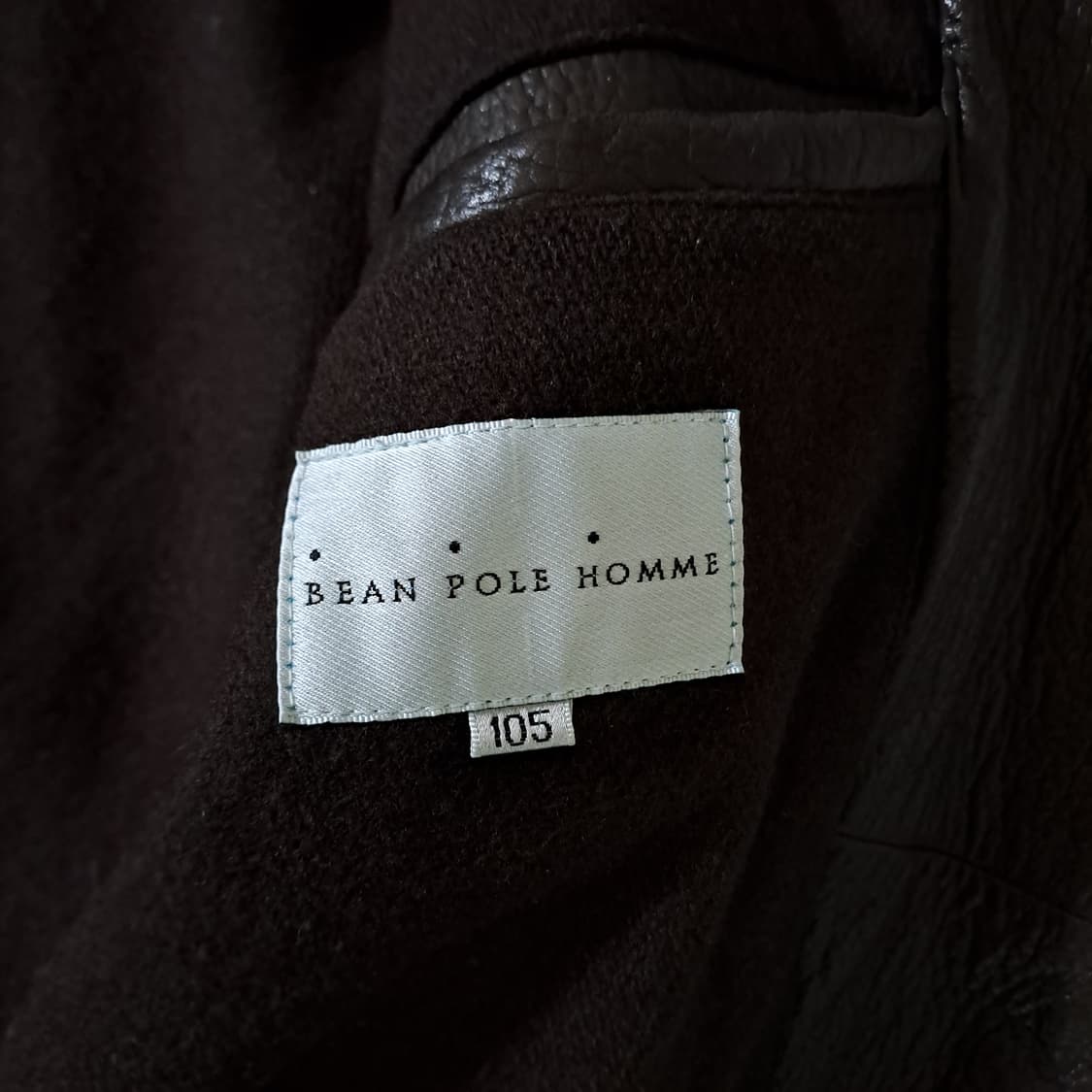 (택포) 빈폴옴므 양가죽 자켓 105 B244 상품이미지7