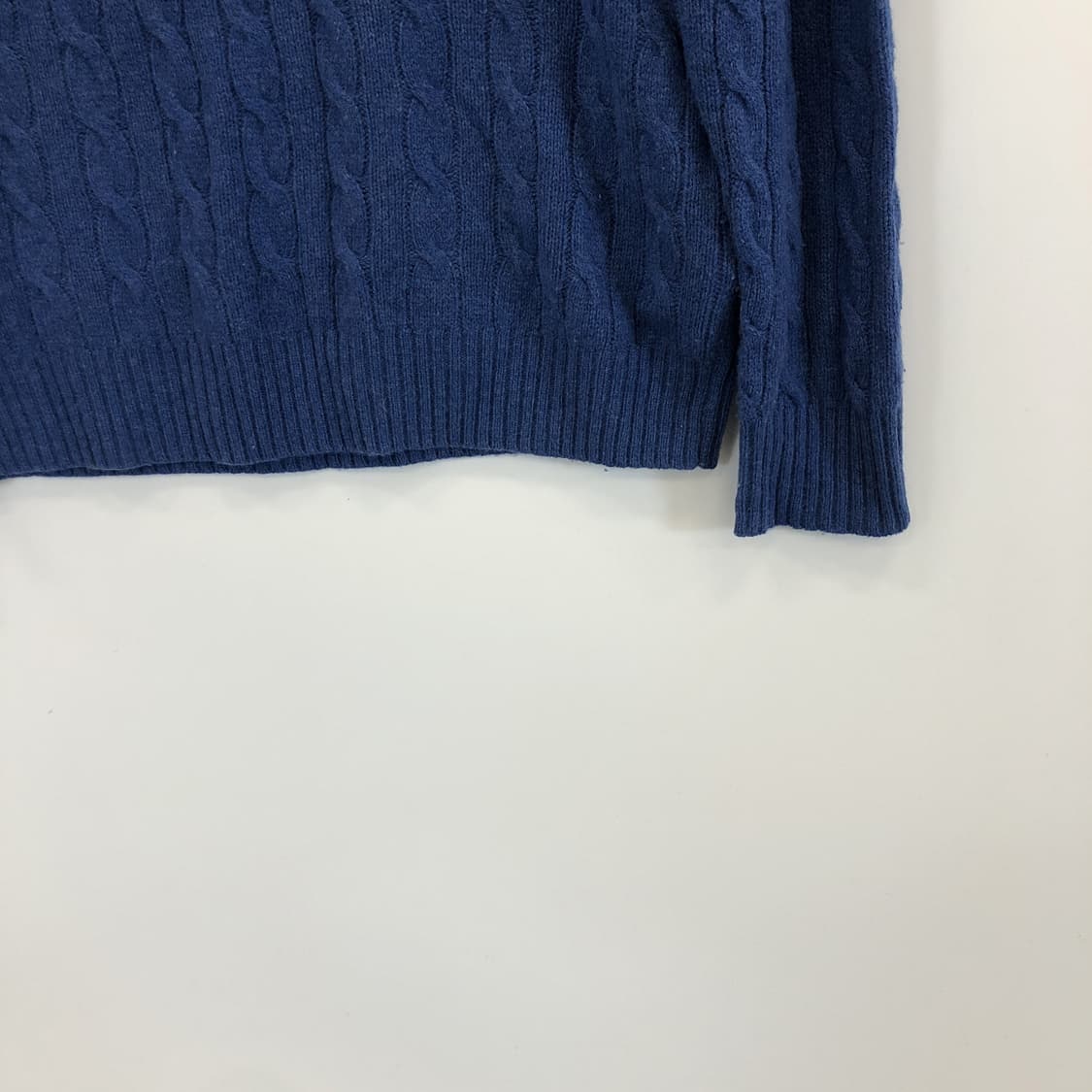 폴로 랄프로렌 캐시미어 케이블 꽈베기니트 L 상품이미지3