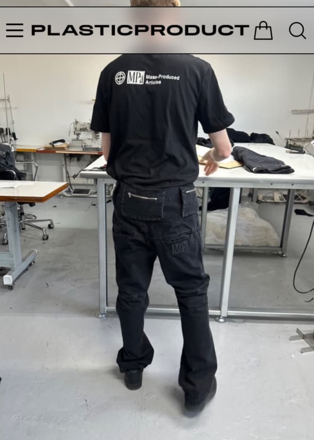 PLASTICPRODUCT MPA BAG PANTS L 상품이미지1