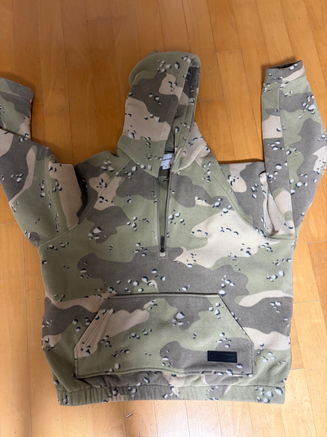 디네댓 카모 플리스 반집업 상품이미지1