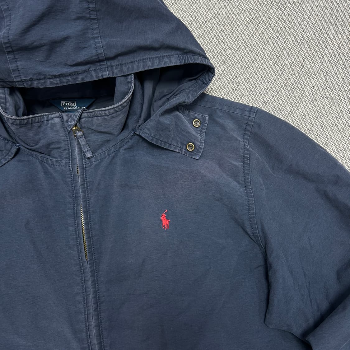 폴로 빈티지 워싱 후드자켓(XL(20)) 상품이미지5