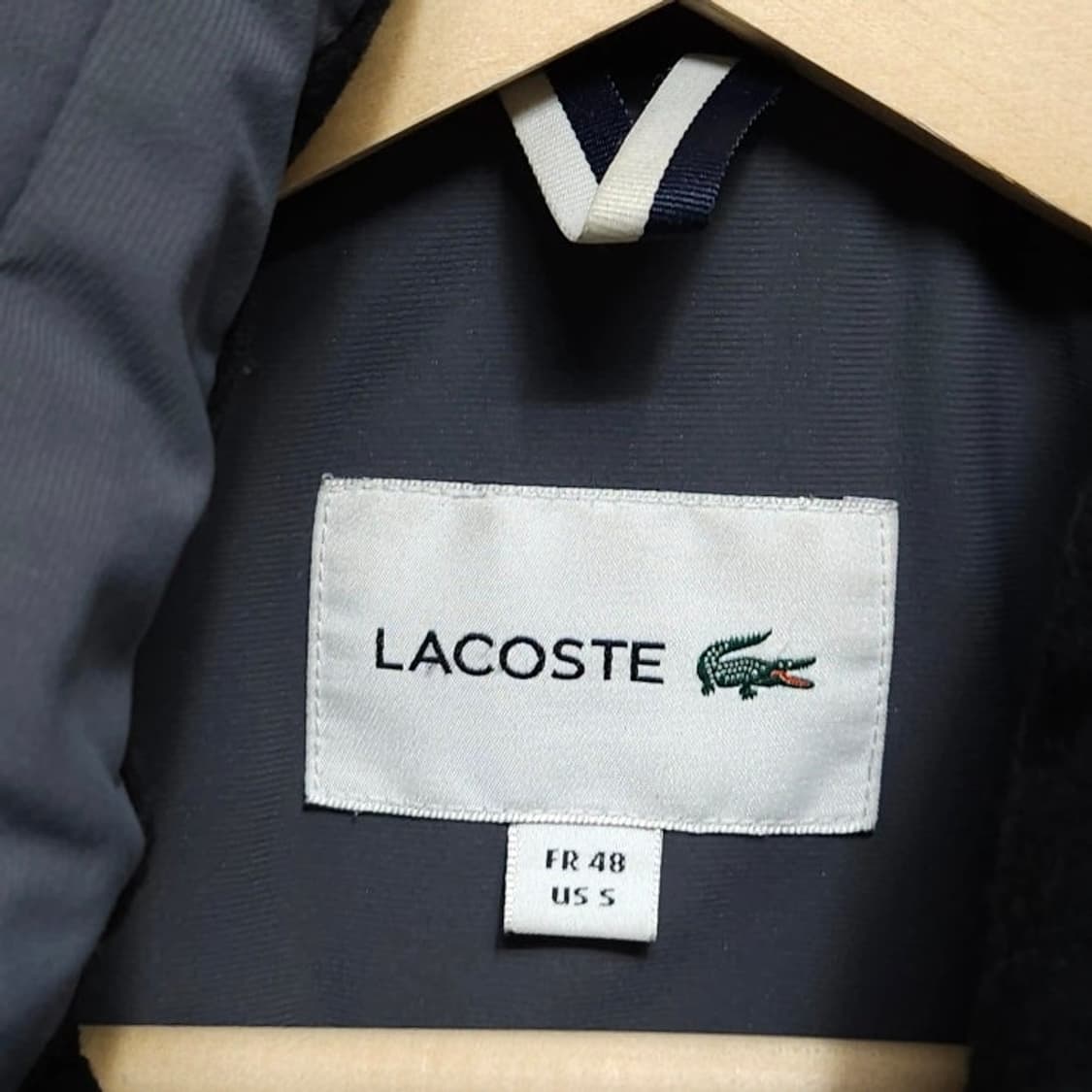 95)LACOSTE 라코스테 구스다운 패딩 그레이 상품이미지5