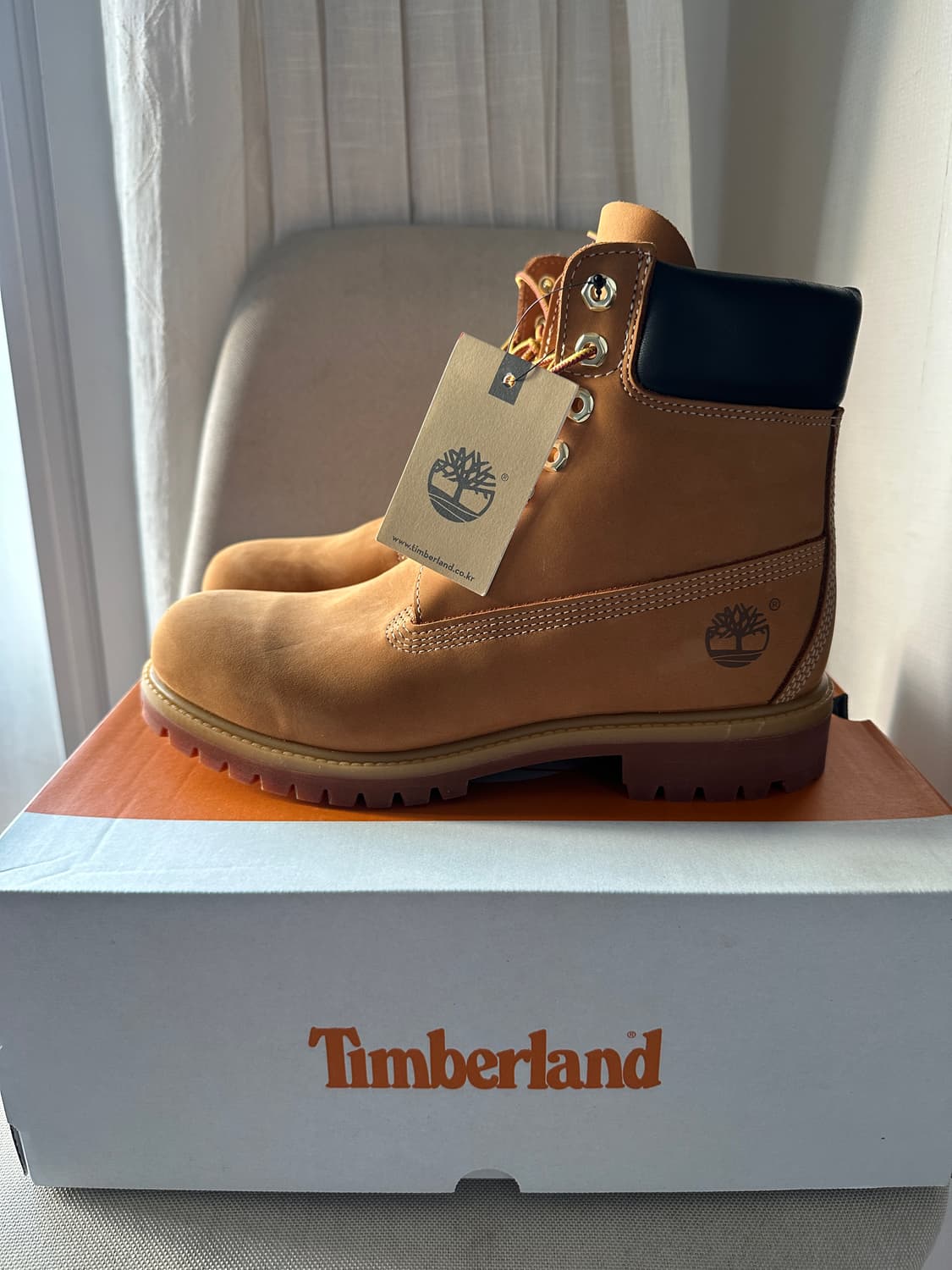 6인치 프리미엄 옐로 워터프루프 워커부츠 상품이미지1