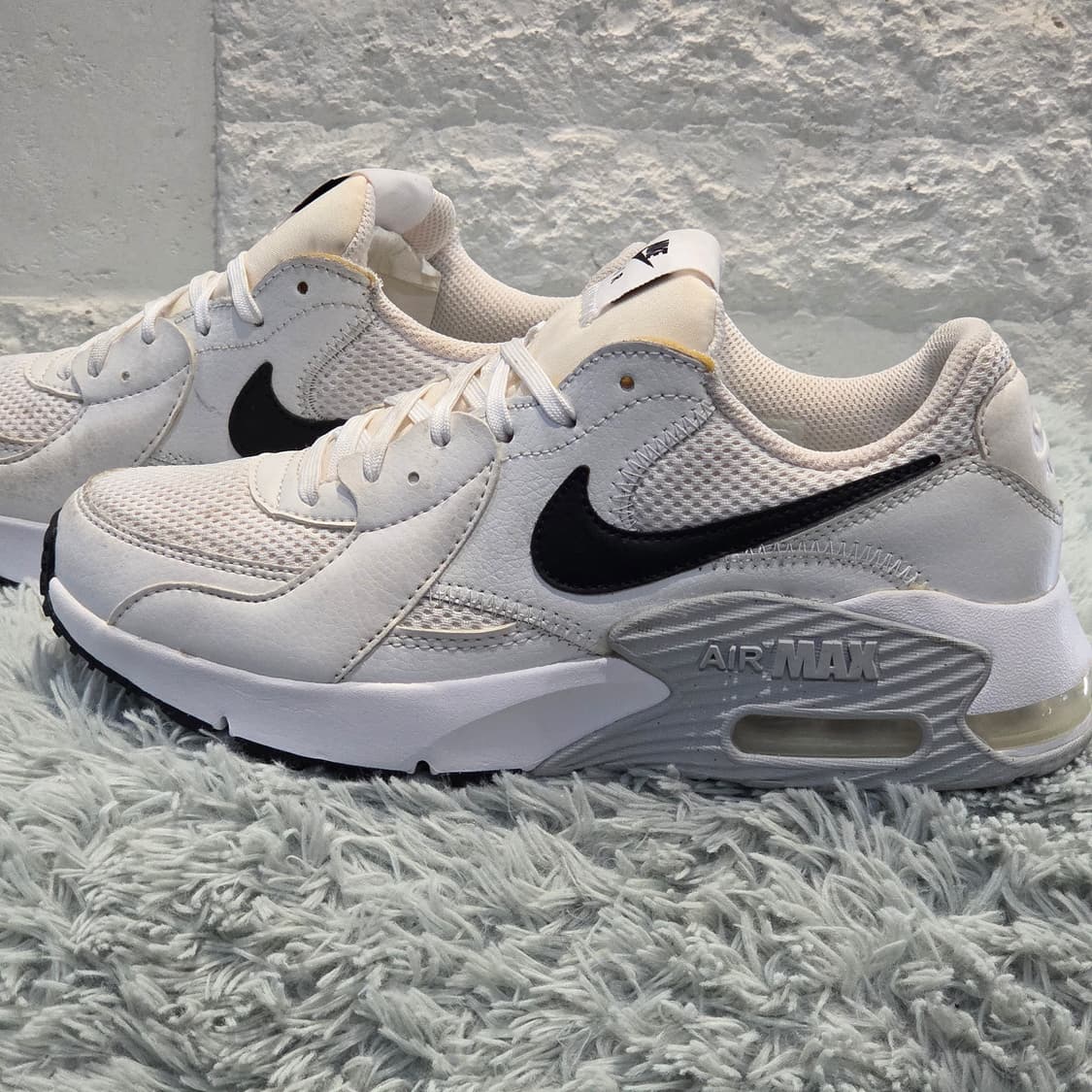 8q-25:나이키 에어맥스 CD5432-101화이트블랙(24cm)-A급 상품이미지2