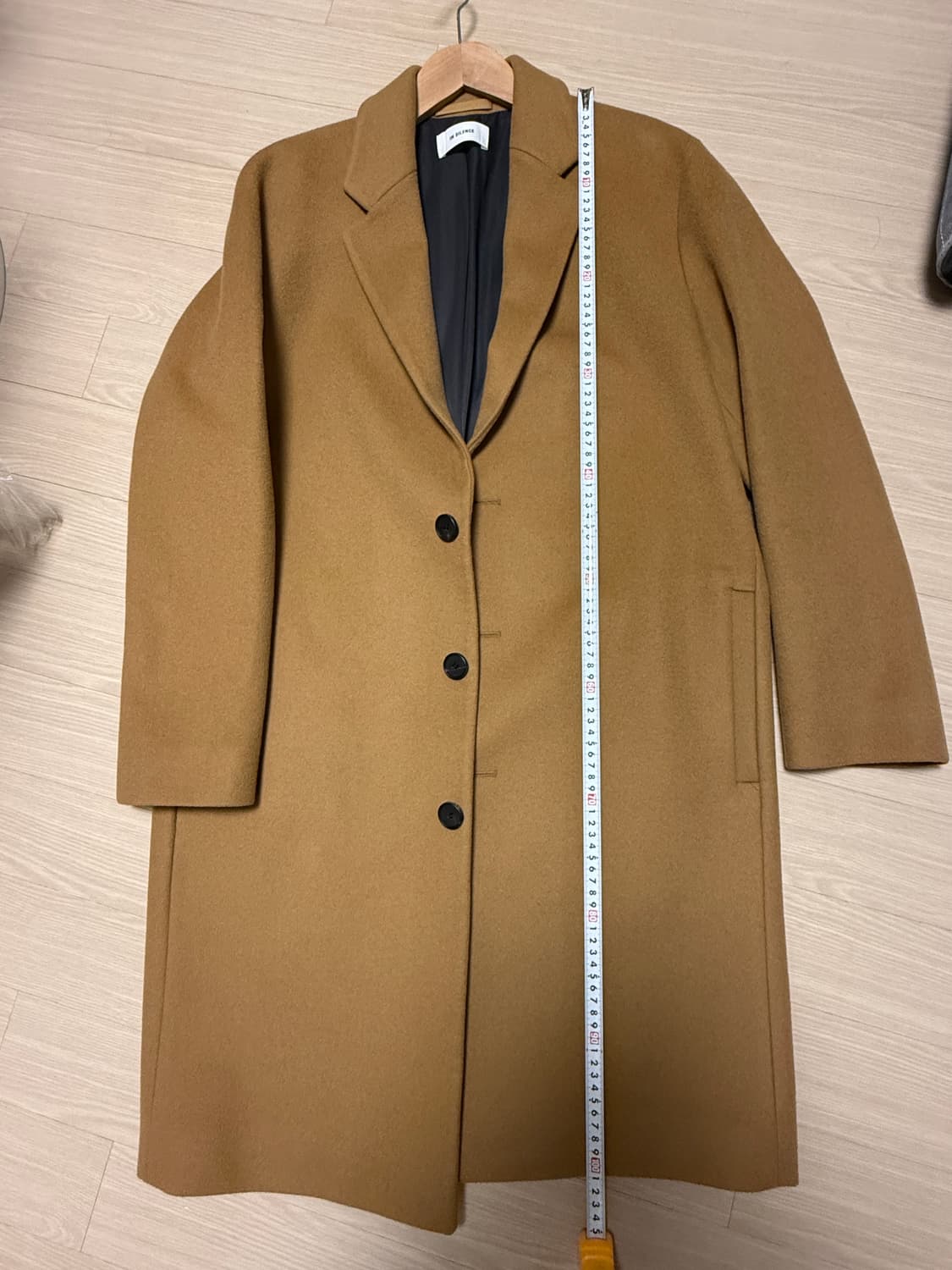 인사일런스 케시미어 싱글코트 베이지 L 상품이미지6