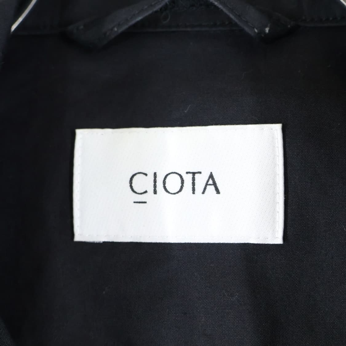 시오타 CIOTA 수빈코튼 퍼티그 자켓 블랙 6 상품이미지6