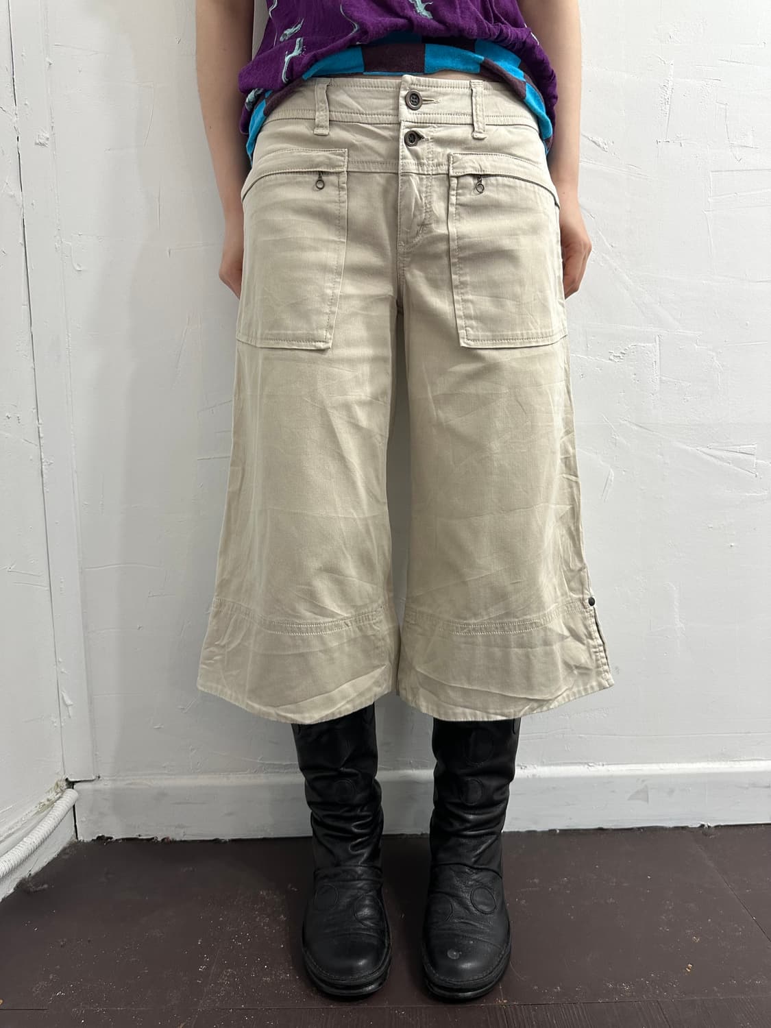 koji tachiyama beige half pants 상품이미지1