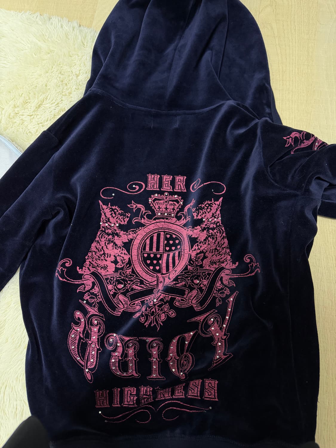 쥬시꾸뛰르 y2k 빈티지 집업 상품이미지1