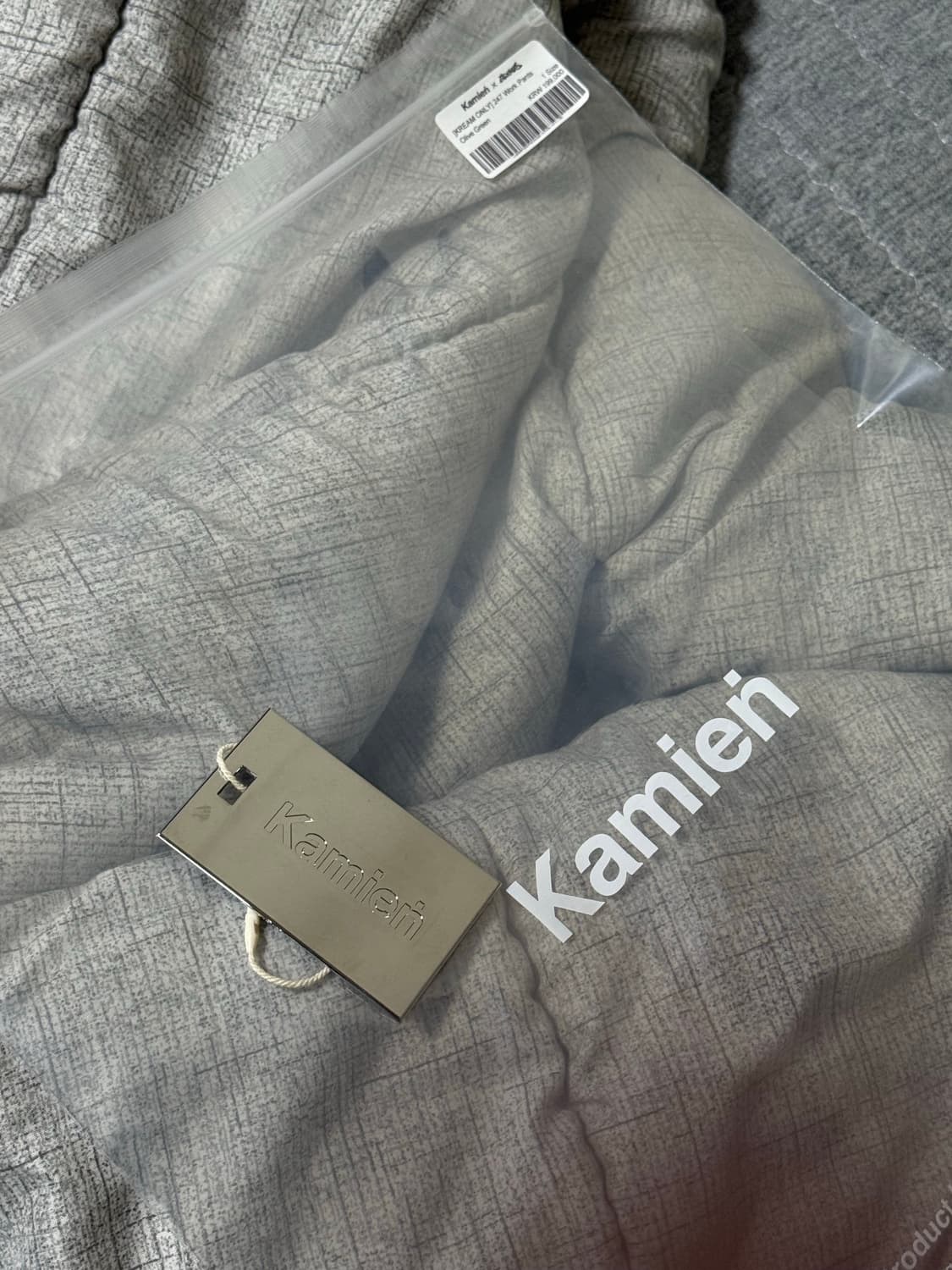 카미엔 타이탄 배기팬츠 블랙 1사이즈 2회착 정가양도 상품이미지6