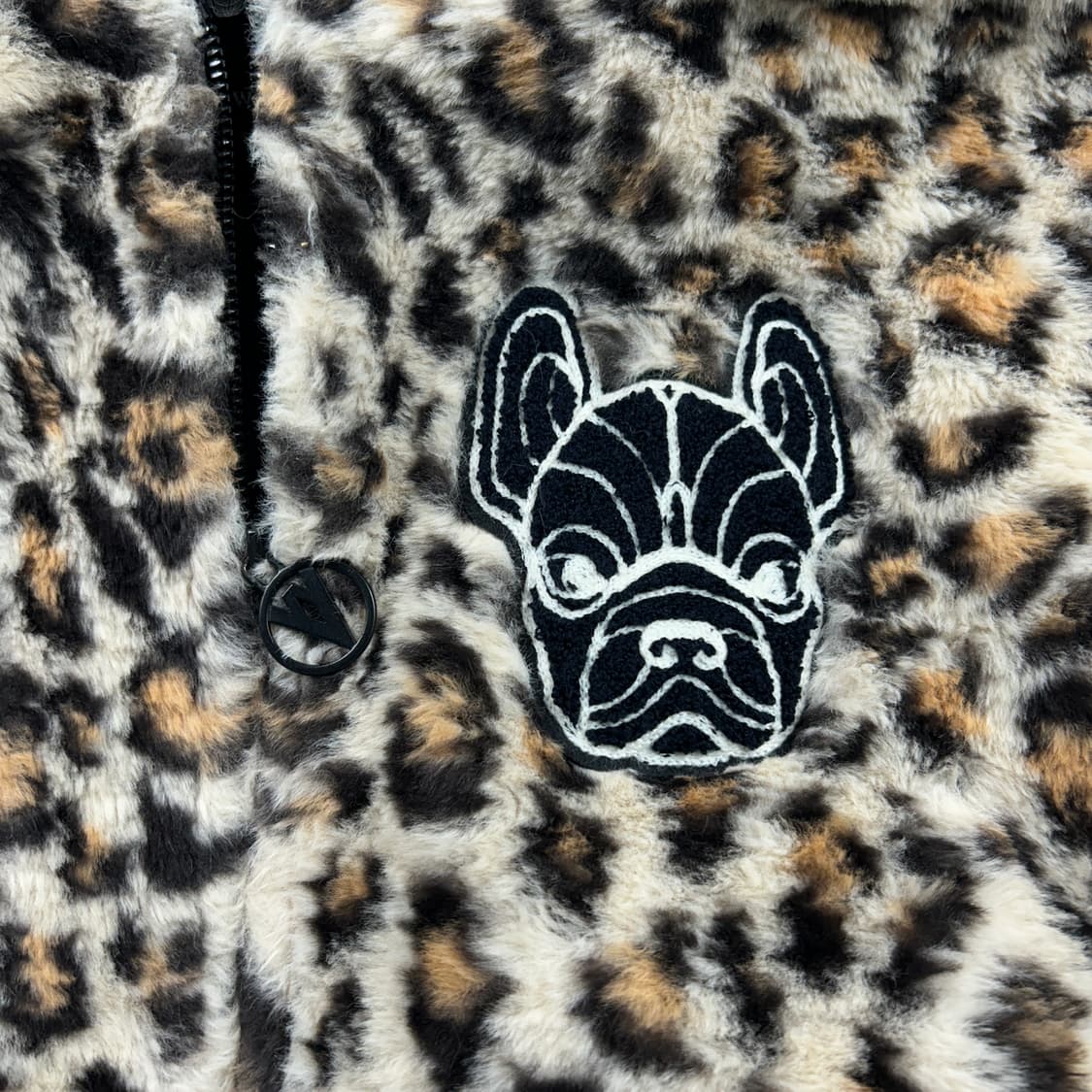 라이프워크 패치로고 레오파드 패턴 플리스 자켓 상품이미지4
