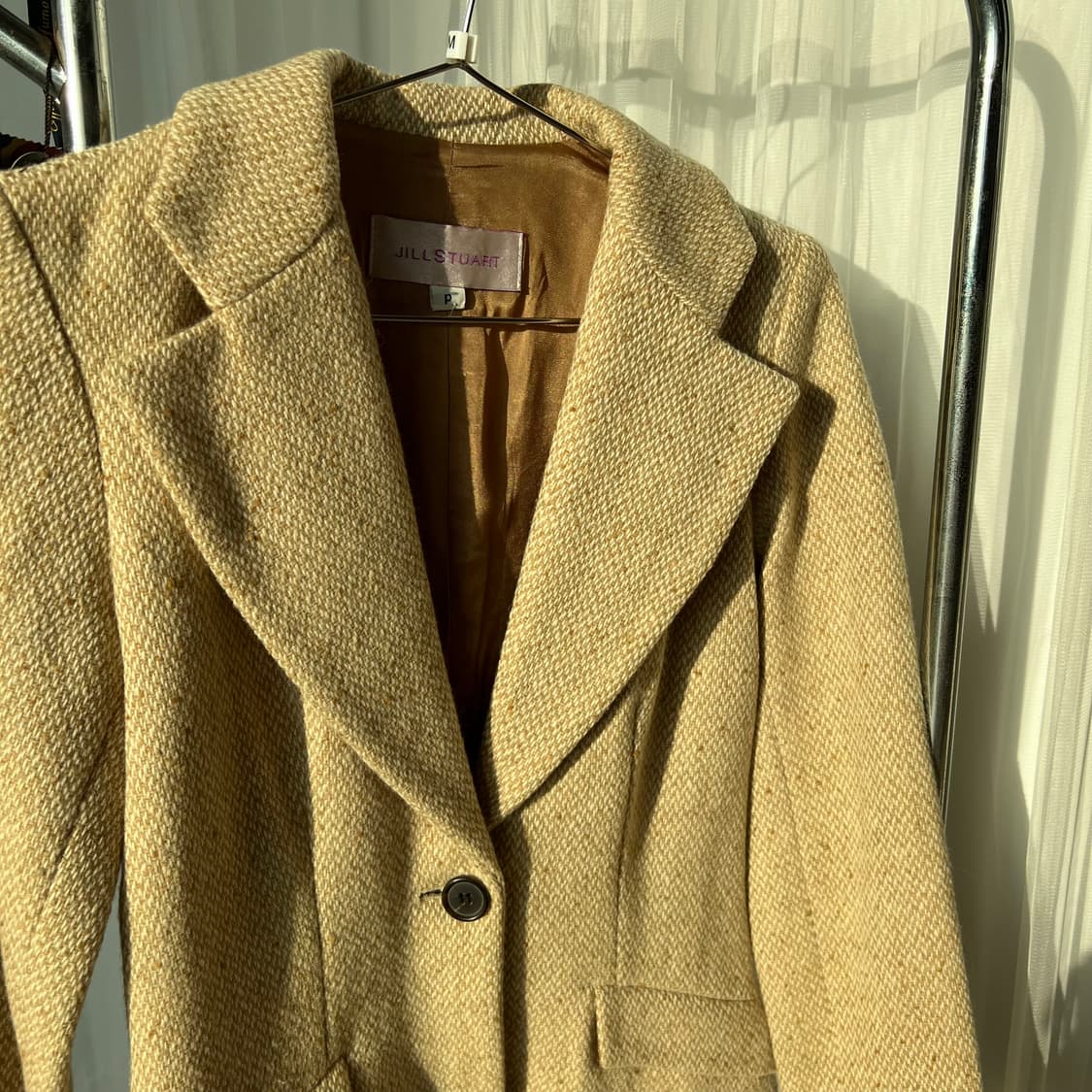 질스튜어트 싱글버튼 울실크혼방 모직 자켓 상품이미지2