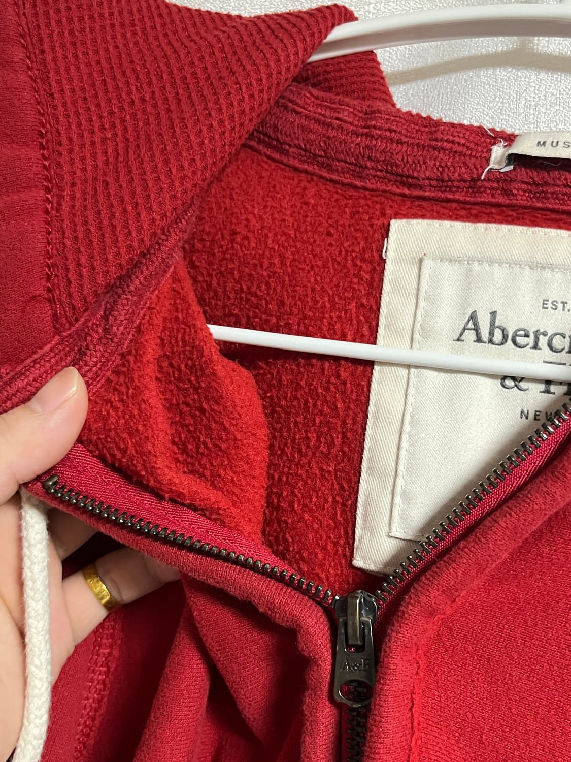 공용 아베크롬비 머슬핏 후드집업 L 상품이미지6