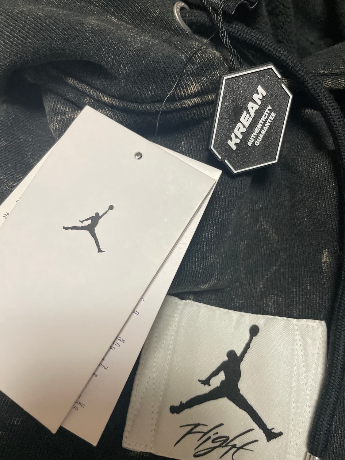 조던 에센셜 워시드 플리스 후드 블랙-아시아 M 상품이미지5