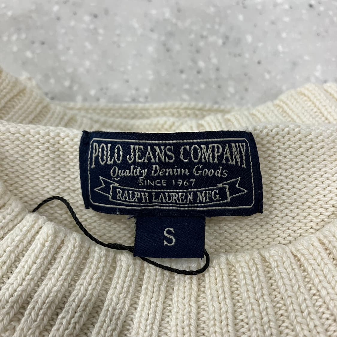 123 폴로 진스 성조기 니트 상품이미지3