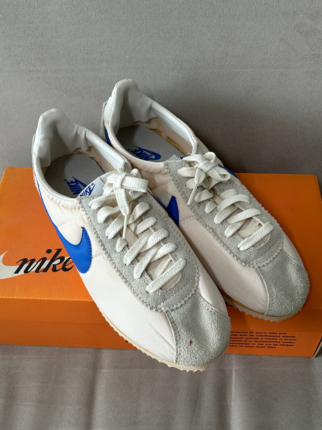 나이키 빈티지 코르테즈 나일론 흰파 280 상품이미지3