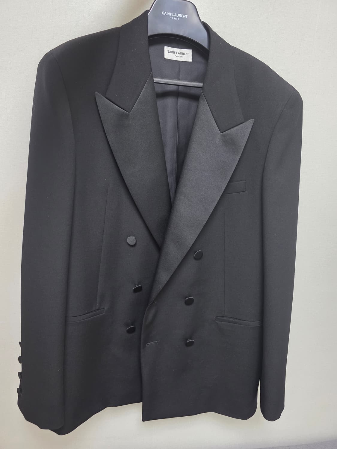 생로랑 23fw 더블브레스티드 스모킹 자켓 상품이미지1