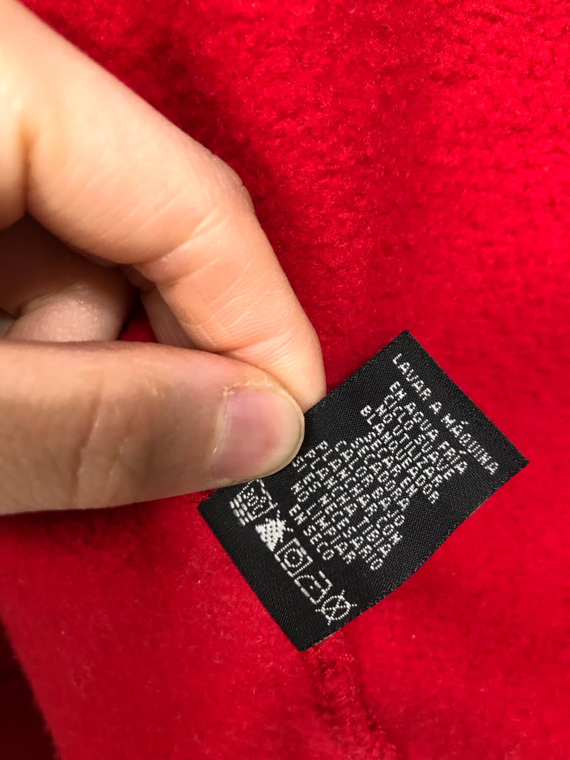 폴로진스 여성 스펠아웃 기모 후드집업 L _ 레드 상품이미지10