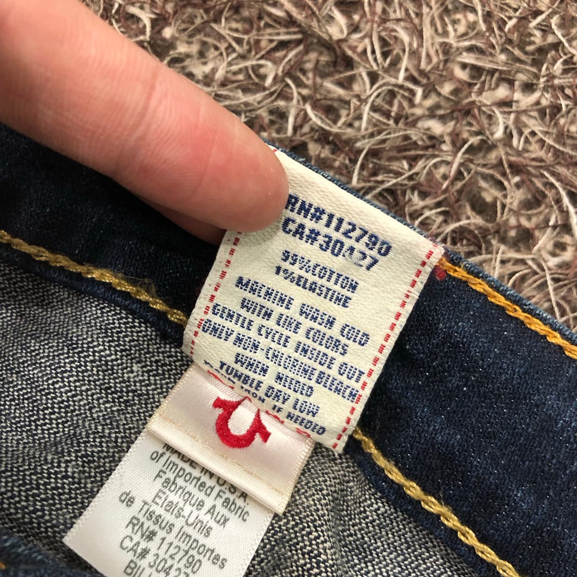 트루릴리전 빌리 워싱 데님 팬츠 상품이미지7