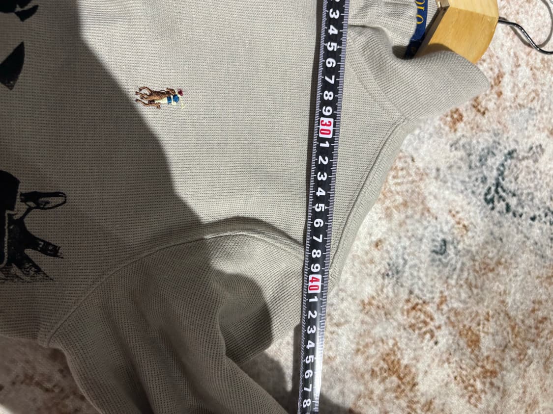 폴로 랄프로렌 슬램덩크 커스텀 반집업 니트 상품이미지7