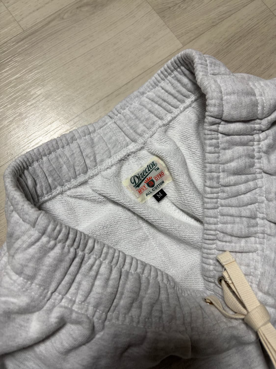 듀테로 스웻 팬츠 멜란지 그레이 M사이즈 판매 상품이미지3