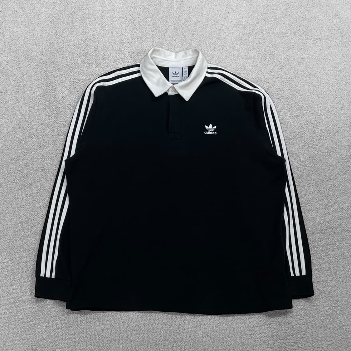 아디다스 파이어버드 럭비 티셔츠 블랙 상품이미지1