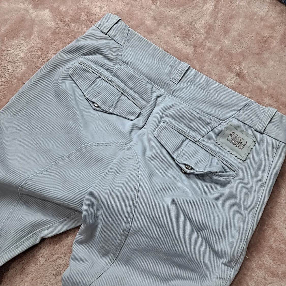 [디젤] 코튼 그레이 슬림 바이커 팬츠 상품이미지6